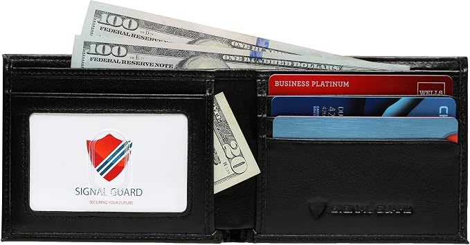 Slim RFID Wallet For Men - Stop Identity Theft, Excellent Credit Card Protector. Made From 100% Pure Leather Tested to Last A Lifetime. - Image 4