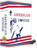 American Power Diversion Safe with Real Pages, Key Lock Metal Book Safe | Hidden safe box and hollow storage compartment for cash money. Decorative book box stash case for passport savings. by Ulixu