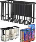 Magnetic Shelf Fridge Basket Bin for Whiteboard Washer Dryer Locker Cabinet | No Drilling Or Tools Needed, Reusable Magnet Organizer Classroom Office Home Kitchen Laundry Storage Rack Container Holder by Buyyyit