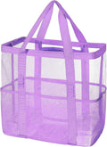 Tavaleu Mesh Beach Bag, Large Capacity Beach Tote, Multi Pockets, Sandproof | Mesh Material, Multiple Storage Pockets, Lightweight & Foldable Design, For Beach & Pool Use, Easy to Clean & Quick Dry by Tavaleu