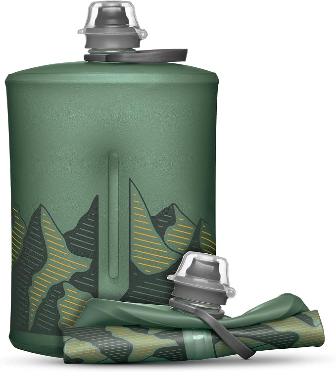 HydraPak Stow Collapsible Water Bottle – 350ml, 500ml, 1L – Ultralight, Leak-Proof, BPA-Free, Filter Compatible Travel & Hiking Flask by Hydrapak