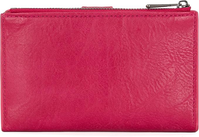 Wrangler Wallet for Women Bifold Card Holder with Zipper and ID Window - Image 4