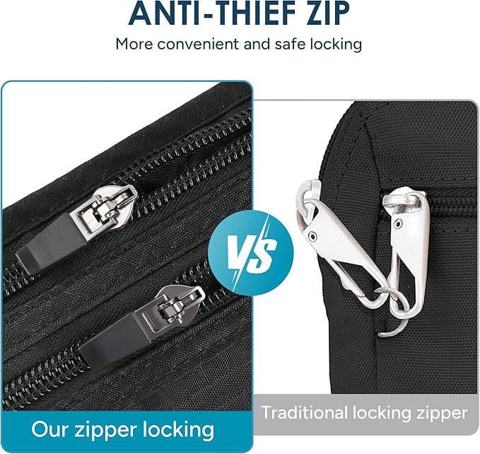 Travel Inspira RFID Hidden Money Belt | Anti-Theft, Passport Holder Bag - Image 4