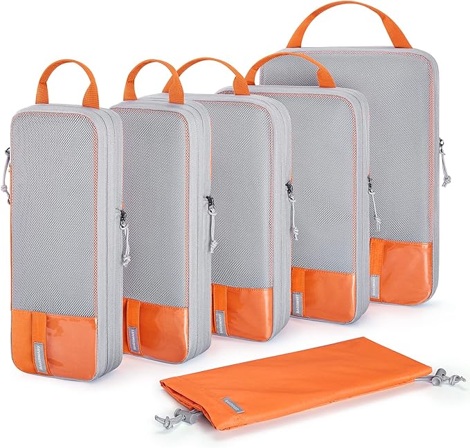 BAGSMART Compression Packing Cubes for Travel Essentials | 14 Set /6 Set /4 Set/2 Set, Lightweight, Durable by BAGSMART