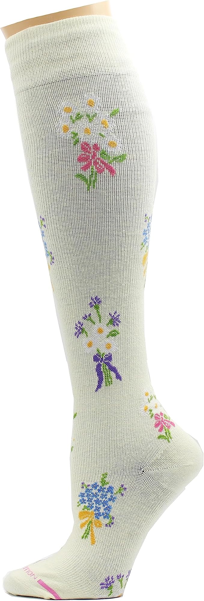 Dr. Motion 4 Pairs Therapeutic Graduated Compression Women's Knee-hi Socks - Image 5