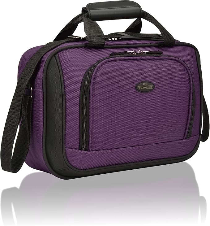 U.S. Traveler Rio 14" Travel Tote Bag, Lightweight 1200D Carry-On Bag for Women & Men by USTraveler