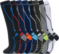 hello momoya Compression Socks for Women Men Circulation Knee High 8 Pairs for Nurses, Running, Travel, Athletic by HELLOMOMOYA