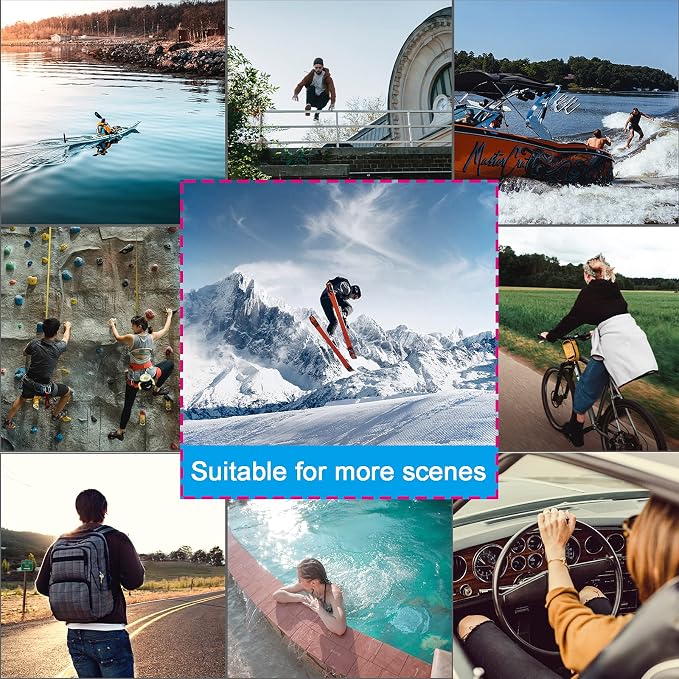 44 in 1 Action Camera Accessory Combo Kit -Compatible with Insta360 One X4,X3,X2，One R, X，for Gopro Here 10,11 - Image 7