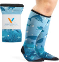 Viasox Compression Socks for Women and Men, Knee High Socks 12-15 mmhg Circulation Support for Flight, Travel, Daily by Viasox