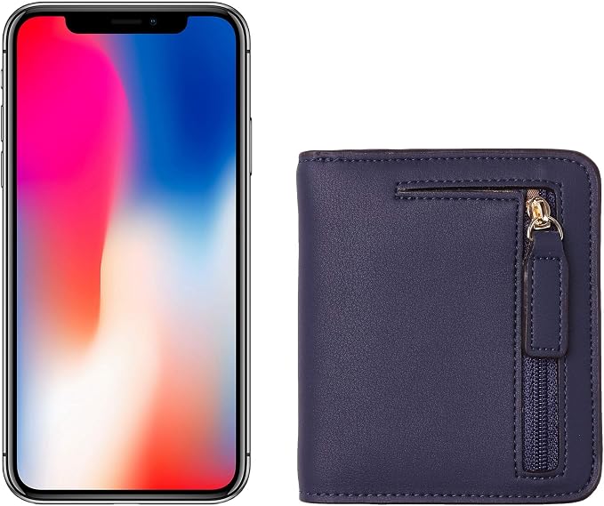 Toughergun Women’s Small Slim Leather Wallet with RFID Protection, Compact Bifold Mini Purse with Clear ID Window - Image 6