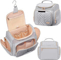 Tealari Large Toiletry Bag for Women Men,Bathroom Bag,Water Resistant Shower Bag,Makeup Bag,Portable Shower Caddy for College Dorm,Hanging Travel Toiletry Bag with Transparent Waterproof Phone Pocket by Tealari