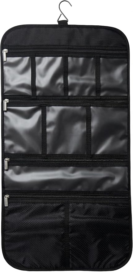 Freegrace Premium Hanging Toiletry Bag for Travel - Cosmetic, Jewelry, Toiletry, Makeup & Accessory Storage Organizer Bag, Large Size for Women & Men by Freegrace