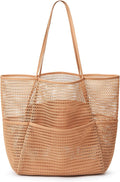 KALIDI Beach Mesh Tote Bag, Casual MAX 23L Summer Foldable Hobo Bag Women | Sandproof Widen Strap Large Shoulder Bag For Lake Pool Vacation Travel Picnic Grocery Market Shopping Carrier by KALIDI