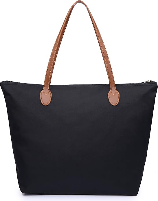 Water Resistant Light Weight Nylon Tote Bag Handbag - Image 4