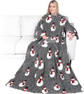 PAVILIA Wearable Blanket with Sleeves for Adult Women Men, Cozy Fleece Warm Wrap Throw with Arms, Gifts for Christmas, Wife by PAVILIA