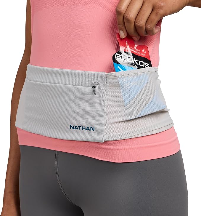 Nathan Zipster Max Running Belt, Running Belts for Women and Men, Bounce-Free Waist Pack with Extra Large Zipper Pocket, Smartphone Storage, Walking, Gym, Hiking - Image 5