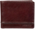 Dockers Men's Bifold Leather Wallet - Thin Slimfold RFID Blocking Security Smart Extra Capacity by Dockers