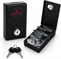 Winners Bank Gift for Gambler Portable Pocket Safe for Casino Winnings with 2 Keys Metal Money Box Take Your Winnings Home by Meudid