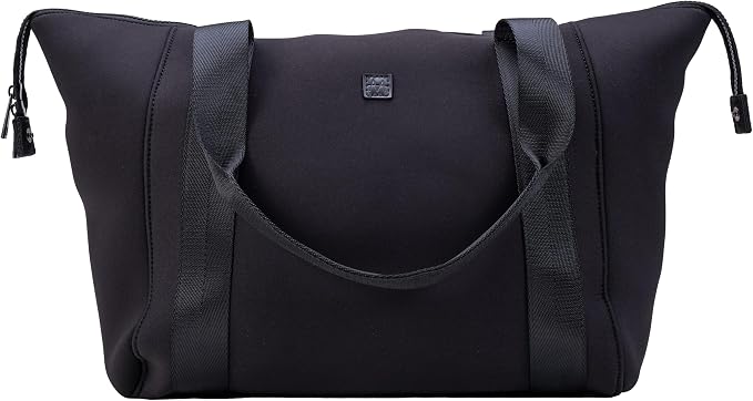 All Day Duffle | 11L | Fits 11-Inch Tablet | NTB-713 Black | Sturdy Neoprene, 12.0 Inches x 6.0 Inches x 7.5 Inches, Travel, Gym, Tote, Fits Under Airline Seat, TSA Friendly by MerzonTravel