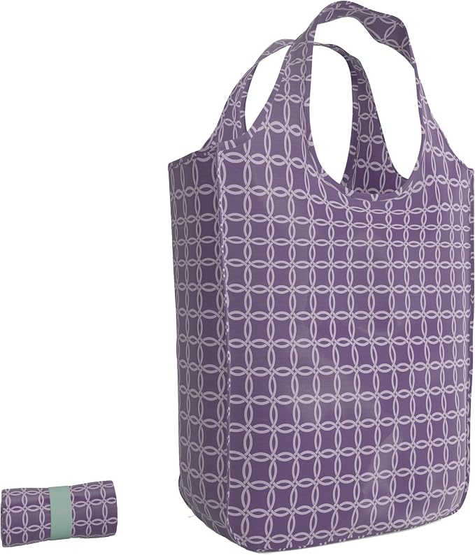 Pure Sage Reusable Grocery Bag - Stylish Shopping Bags for Groceries - Foldable Tote Bag by PureSage