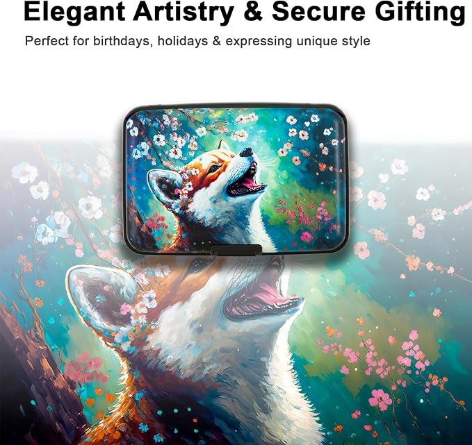 Credit Card Holder Small RFID Blocking Wallet Business Metal Slim Mini Aluminum Hard Case for Women Men - Image 7
