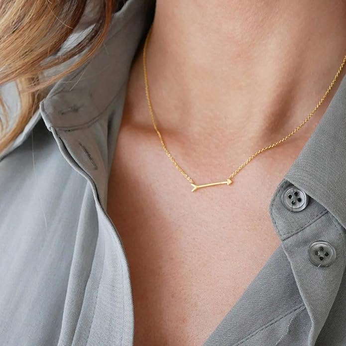 Gold Necklace for Women, Dainty Charm Pendant Necklace Jewelry Gift | 14K Gold Plated, Cute, Delicate, Adults, Non Tarnish, Hypoallergenic, Accessories - Image 3
