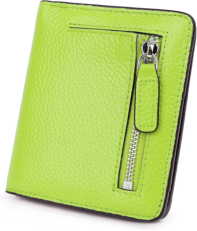 Small Leather Wallet for Women, Ladies Credit Card Holder RFID Blocking Women's Mini Bifold Pocket Purse by AINIMOER