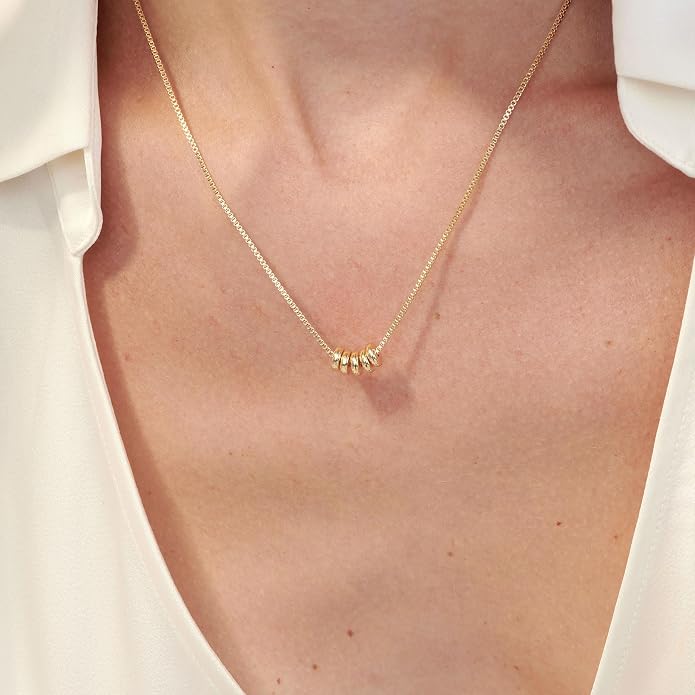 Gold Necklace for Women, Dainty Charm Pendant Necklace Jewelry Gift | 14K Gold Plated, Cute, Delicate, Adults, Non Tarnish, Hypoallergenic, Accessories - Image 2