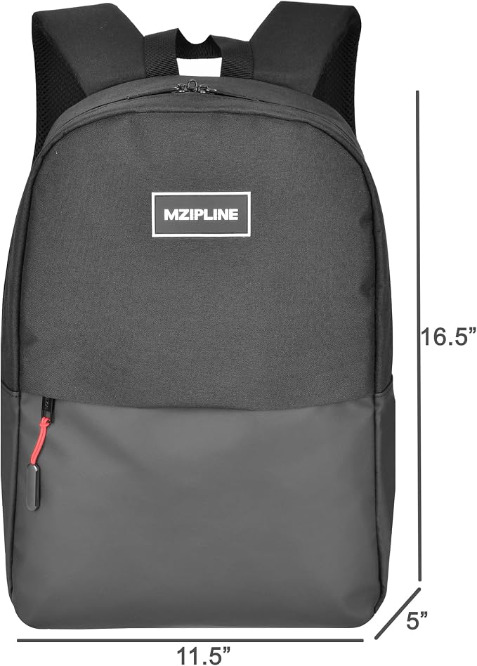 Backpack Bag-Smell Proof-Classics Casual Travel Daypack Travel bags for College Student Men & Women Work (Black/Black) - Image 7