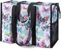 TOPDesign Utility Water Resistant Tote Bag with 13 Pockets, Top Zipper Closure & Thick Bottom Support, for Working Women by TOPDesign