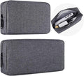 Universal Electronics Accessories Carrying Case, 2PCS Big + Small Portable Storage Pouch, Cosmetic Bag, Cable Organizer Compatible Hard Drive, Mouse, Power Bank, Adapter, Cellphone, Space Gray by imComor