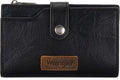 Wrangler Wallet for Women Bifold Card Holder with Zipper and ID Window by Wrangler%C2%AE