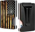 Slim Wallet for Men,RFID Blocking Minimalist Metal Wallet, Money Clip/Cash Holder, Front Pocket Aluminum Credit Card Holder, Ideal Gift for Men,American USA Flag by Unknown