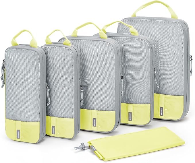 BAGSMART Compression Packing Cubes for Travel Essentials | 14 Set /6 Set /4 Set/2 Set, Lightweight, Durable by BAGSMART