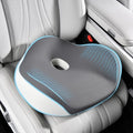 Car Seat Cushion for Driving, Memory Foam Seat Cushion for Car Office Chair, Ergonomic Office Seat Chair Cushion for Sciatica Pain Relief, Larger Car Seat Cushion for Trunk - Gray by FLORICH