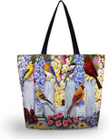 Beach Tote Bags Travel Totes Bag Shopping Zippered Tote for Women Foldable Waterproof Overnight Handbag by newplenty