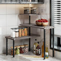 3 Tier Adjustable Countertop Organizer Corner Shelf | Countertop Organizer and Storage Rack for Kitchen, Bathroom, Over Sink, Coffee Bar, Spice Rack, Dresser Table by Dazioter
