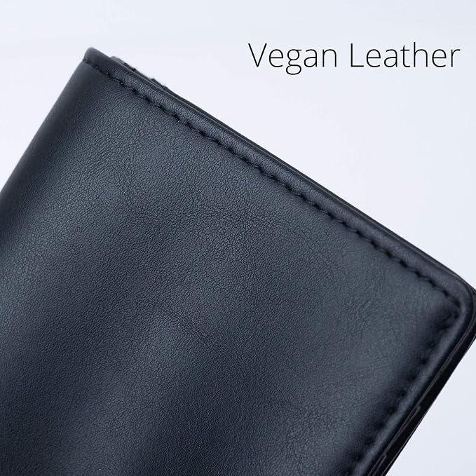 Alldaily Small RFID Wallet for Women Slim Compact Bifold Pocket Ladies Travel Mini Purse (Black) - Image 5