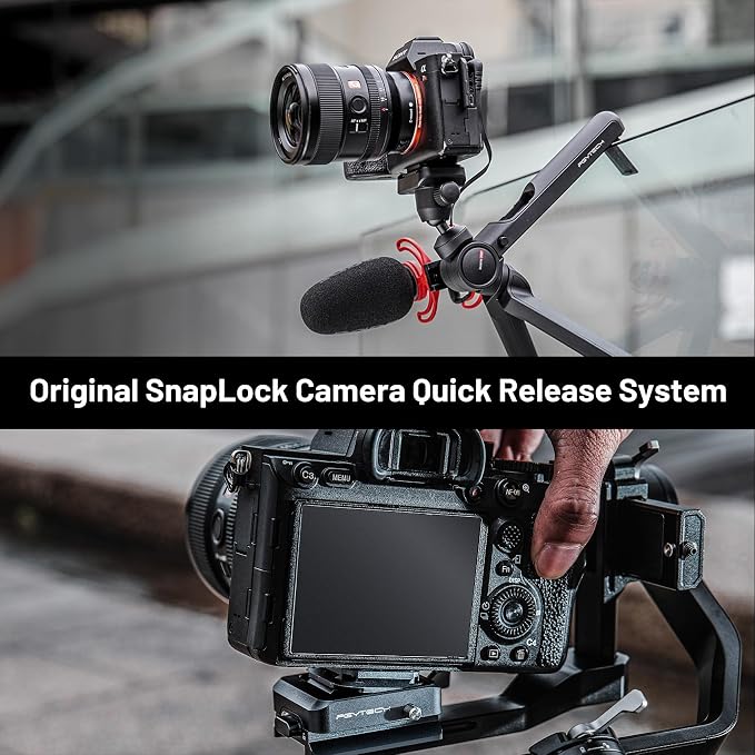 PGYTECH Beetle Camera Clip V2 with Plate Quick Release Camera Backpack Clip | Arca-Swiss Compatible, SnapLock System for Sony/Nikon/Fuji/DSLR Cameras, Instant Mounting & Hands-Free, Aurora Purple - Image 7