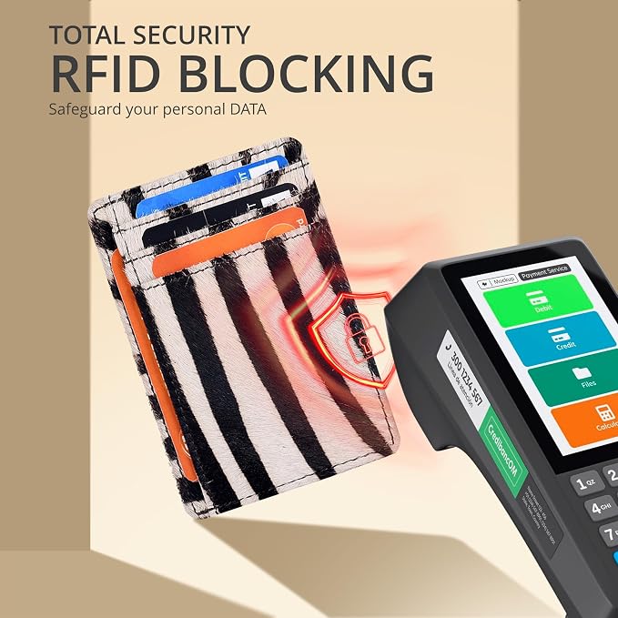 Oak Leathers Leather Wallet RFID Protection - Slim Card Holder - Image 5
