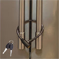 Child-Proof Refrigerator Lock for Kids & Adults - Lock for French Door Fridge and Cabinet (Regular, Black - 1 Pack) by UrbanAugust