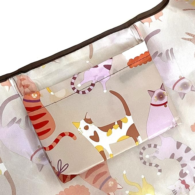 allydrew Large Foldable Tote Nylon Reusable Grocery Bags - Image 5