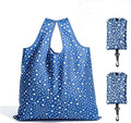 2 Pack Reusable Shopping Bag, Foldable Grocery Bags, Star | Large Capacity, Washable, Grocery Tote, Utility Travel Shoulder Bag by MOLOVACase