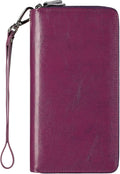 Small Compact Women Wallet RFID Blocking Genuine Leather Bifold Purse with ID Windows by Lavemi