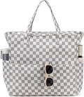 LEDAOU Beach Bag Waterproof Sandproof Women Beach Tote Pool Bag with Zipper for Swim Gym Grocery Travel with Wet Pocket | Sandproof by LEDAOU