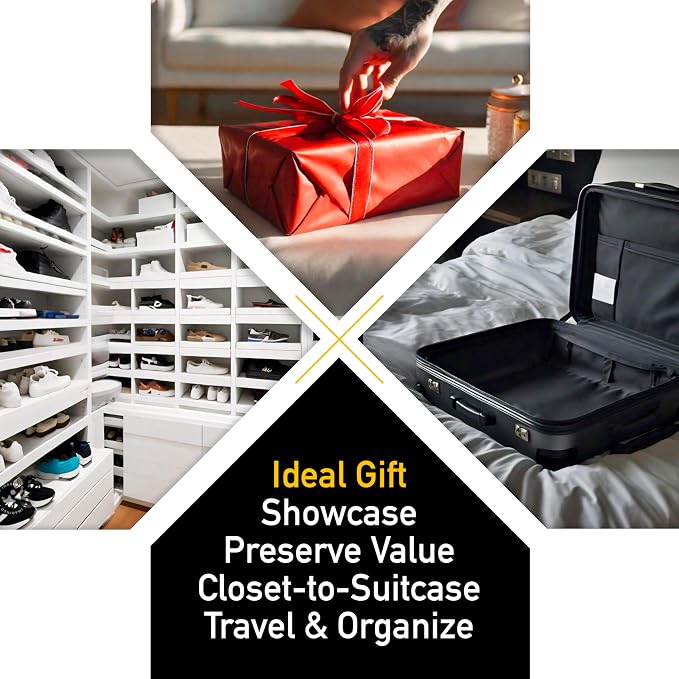 SoleGuardian XXL Sneaker Travel Case – U.S. Brand – Clear Waterproof Lid, Adjustable Dividers – Soft Bag Organizer for up to 4 Pairs of Casual, Athletic, Golf & Sports Shoes, Gift for Men & Women (3) - Image 5