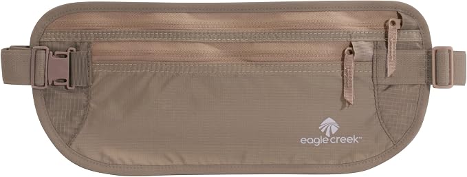 Eagle Creek Undercover Hidden Pocket - Travel Money Belt for Men and Women, Khaki by EagleCreek