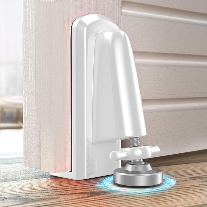 Portable Door Jammer for Travel - Door Stoppers Security Anti Theft,Apartment Hotel Room Protection - Door Lock Stopper Security Device for Women/Homeowner/Children/Tourist Safety by Geanli