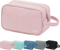 Narwey Travel Toiletry Bag for Women Traveling Dopp Kit Travel Bag for Toiletries Cosmetic Bag Makeup Bag Medicine Bag for Traveling (Pink) by Narwey