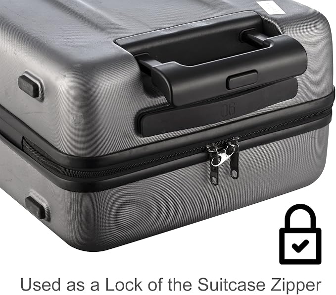 Zpsolution Zipper Clips Anti Theft, Zipper Locks for Backpacks, Purses | Locking Clips for Travel, Theft Deterrent, Double Opening Small Carabiner Clips, Zipper Pull Replacement - Image 4
